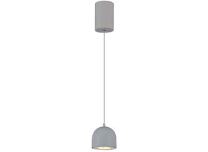 3800170202368 - VT-7794 85 w LED-Hängeleuchter abgerundete Zylinderform hellgraue Farbe 10 cm verstellbar 3000 k – 7992 - Grau - V-tac