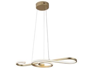 3800170202573 - Vtac - v-tac 18W LED-Hängeleuchter aus Metall in modernem Design 7025cm Gold lackiert 3000K