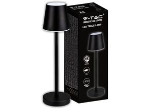 3800170205451 - LED-Tischlampe 3 w wiederaufladbar batteriebetrieben schwarze Farbe usb c Touch dimmbar 3000 k Restaurant-Tischleuchte für den Innenbereich