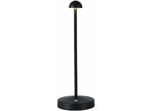 3800170207134 - Led Tischlampe 16W 105295mm Schwarz Farbe Wiederaufladbar mit usb c Touch Dimmbar 3in1 - V-tac