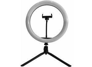 3800170209947 - 7W 26cm Selfie Ring Lampe mit Tischstativ und variablem cct 3200K-5500K - V-tac