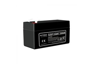 3800170219878 - Blei-Säure-Batterie 12 V 12 Ah für Alarm Videoüberwachung USV-Klemmen T1 97 x 43 x 52 mm – 23449 - Schwarz