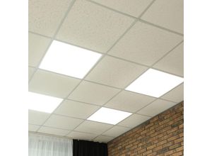 3800170222786 - V-tac - Einbauleuchte led Panel Deckenpanel Einbaulampe Deckenleuchte quadratisch weiß 6W 420Lm neutralweiß LxBxH 12x12x25cm 4er Set