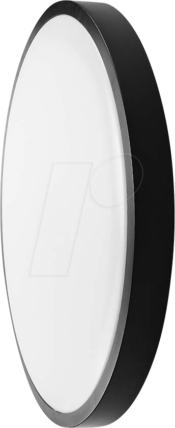 3800170223424 - VT-76401-24 - Deckenleuchte 36 W 3820 lm 4000 K schwarz IP44 rund