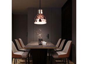 3800170226982 - Hängeleuchte Hammerschlag Optik Esszimmerleuchte rosegold Pendelleuchte Metall Retro LED 7W 560Lm warmweiß DxH 15x100 cm 3800170226982 - Hängeleuchte Hammerschlag Optik Esszimmerleuchte rosegold Pendelleuchte Metall Retro LED 7W 560Lm warmweiß DxH 15x100 cm