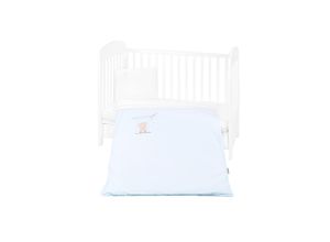 3800171200165 - Kikkaboo Babybettwäsche-Set Dream Big 3-tlg Bezug 135 x 95 Kissen 45 x 35 Laken blau