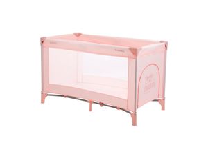 3800171200387 - Kikkaboo Reisebett so gifted eine Ebene weiche Matratzenauflage Seiteneingang rosa pink