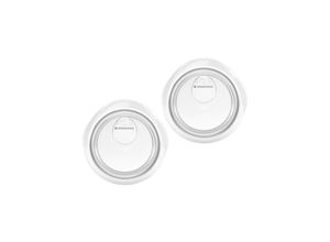 3800171201957 - Kikkaboo Milchauffangschalen 2 Stück Fassungsvermögen 30 ml Muttermilchsammler weiß