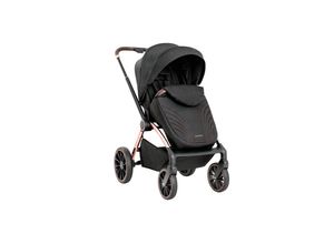 3800171203951 - Kikkaboo Kinderwagen Kara 2 in 1 Babywanne Sportsitz Wickeltasche Federung schwarz