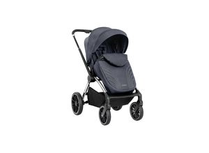 3800171203968 - Kikkaboo Kinderwagen Kara 2 in 1 Babywanne Sportsitz Wickeltasche Federung grau