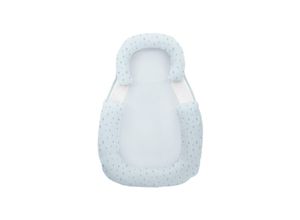3800171207638 - Kikkaboo Baby Lagerungskissen 60 x 40 cm Memory Foam Baumwolle rutschfest hellblau