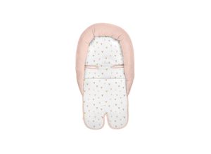 3800171207805 - Kikkaboo Kindersitz-Einlage Sitzauflage Kindersitzschutz Memory-Schaum Baumwolle pink