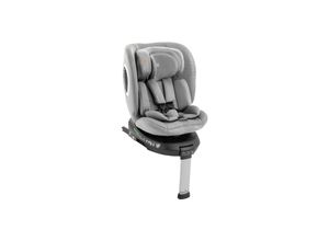 3800171208635 - Kikkaboo Kindersitz i-Rove i-Size (40-150 cm) Isofix Stützbein Körperkissen hellgrau