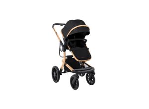 3800171209489 - Kikkaboo Kombikinderwagen Irene 3 in 1 Babywanne Autositz Adapter Wickeltasche schwarz uni