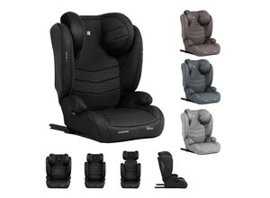 3800171209588 - Kikkaboo Kindersitz i-Stand i-Size (100 - 150 cm) Gruppe 2 3 verstellbar Isofix schwarz