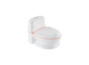 3800171210379 - Kikkaboo Kindertöpfchen-Toilette Flushy rutschfest Musik Toilettenpapierfach rosa