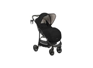 3800171210652 - Kikkaboo Kombikinderwagen 3 in 1 Selina Autositz Adapter Babywanne Wickeltasche schwarz uni