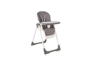 3800171210782 - Kikkaboo Kinderhochstuhl Spicy faltbar Tisch abnehmbar verstellbar 4 Räder dunkelgrau