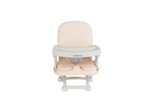 3800171214841 - Kikkaboo Kindersitzerhöhung Pappo Booster Tisch klappbar Sicherheitsgurt braun weiß 3800171214841 - Kikkaboo Kindersitzerhöhung Pappo Booster Tisch klappbar Sicherheitsgurt braun weiß