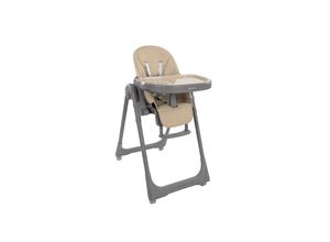 3800171216876 - Kikka boo Kinderhochstuhl Pastello 2 klappbar höhenverstellbar Ablagefach Räder beige