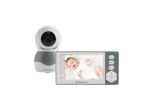 3800171217224 - Kikka boo Babyphone Ady Display 43 Zoll ECO-Modus Schlaflieder Nachtsicht Alarm grau