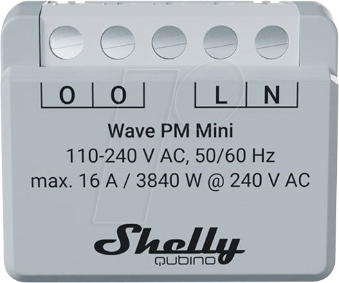 3800235269152 - WAVE PMM - Shelly Qubino Wave PM Mini Messaktor max 16A 1 Kanal Z-Wave