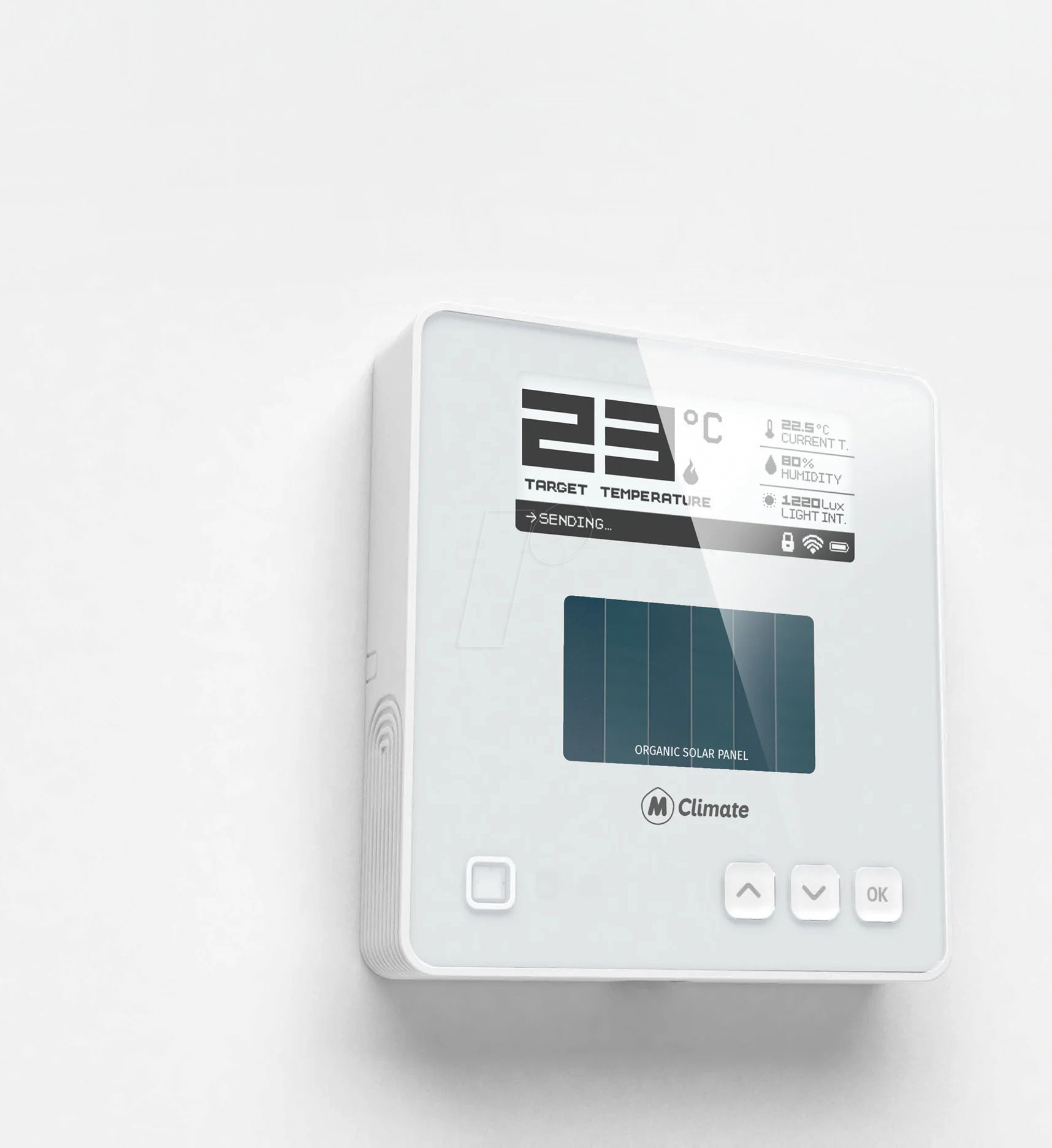 3800500707266 - MCL WT-01 - LoRaWAN Wandthermostat E-Ink Display