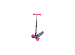 3800931037833 - Kinderroller Scooter Croxy Evo 3 Räder Licht Lenker höhenverstellbar rosa