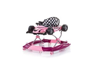 3800931043834 - Lauflernwagen 4 in 1 Racer verstellbar Wippe Activitycenter pink