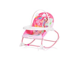 3800931044336 - Babywippe Enjoy Stuhl Schaukelfunktion Musikfunktion Spielbogen rosa