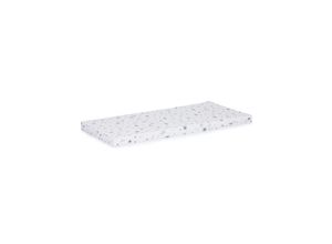 3800931049843 - Babybett Matratze Stars faltbar Bezug waschbar Größe 120 x 60 x 6 cm weiß