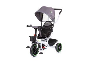 3800931053475 - 3in1 Dreirad Tricycle Jetro Sitz drehbar Schiebegriff Sicherheitsgurt hellgrau