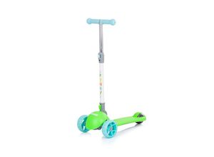 3800931055301 - Kinderroller Funky 3 Räder LED-Leuchten Lenker höhenverstellbar grün