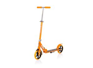 3800931055462 - Kinderroller Omega PU Räder ABEC-7 Lager verstellbar faltbar Bremse orange