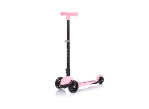 3800931055622 - Kinderroller Robby 3 LED-Räder Lenker höhenverstellbar klappbar Bremse rosa