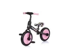 3800931055820 - Dreirad Laufrad 2 in 1 Max Bike 10 Zoll Räder Pedale Stützräder pink