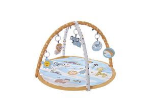 3800931056155 - Spielbogen Tiere Musikfunktion 5 Hängespielzeuge Krabbeldecke beige