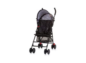 3800931056278 - Kinderwagen Amaya Buggy Sonnendach verstellbar zusammenklappbar Korb schwarz gemustert