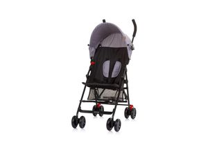 3800931056285 - Kinderwagen Amaya Buggy Sonnendach verstellbar zusammenklappbar Korb grau schwarz