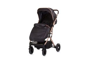 3800931056322 - Kinderwagen Buggy Combo 22 kg Fußabdeckung Moskitonetz Räder gefedert schwarz gold