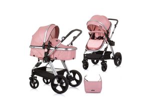 3800931056667 - Kombikinderwagen Havana 2 in 1 faltbar Tragetasche Sportsitz bis 22 kg pink