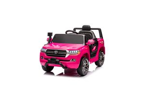 3800931056704 - Kinderelektroauto SUV Toyota Land Cruiser Fernbedienung Musik Licht pink