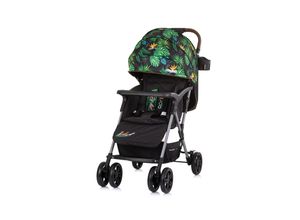 3800931056872 - 2 in 1 Kinderwagen April bis 22 kg klappbar Vorderräder gefedert dunkelgrün