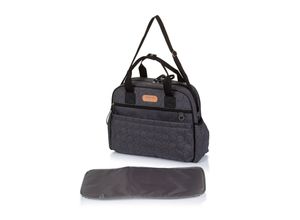 3800931058395 - Wickeltasche Handtasche universal Wickelunterlage Reißverschluss grau