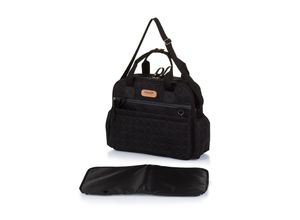 3800931058401 - Wickeltasche Handtasche universal Wickelunterlage Reißverschluss schwarz