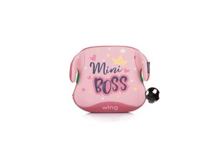 3800931058821 - Kindersitz Sitzerhöhung Wing i-Size (125-150cm) ISOFIX Getränkehalter rosa