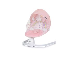 3800931059460 - Babywippe Oasis Fernbedienung Timer Moskitonetz Gurt Plüschtiere rosa