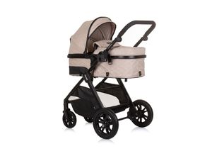 3800931059637 - Kinderwagen Harmony 2 in 1 Wickeltasche Getränkehalter Fußabdeckung beige