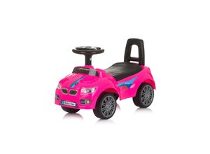 3800931060183 - Kinder Rutschauto Sprinter Stauraum unter Sitz Musik Hupe Rückenlehne pink