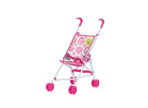 3800931060367 - Puppenbuggy Lily klappbar Doppelräder ab 3 Jahren Schiebehöhe 57 cm rosa pink